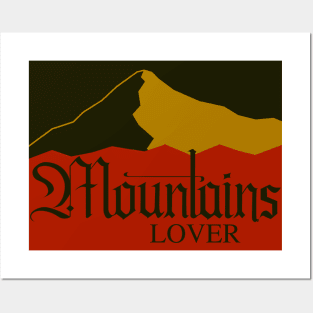 Mountains Lover Posters and Art